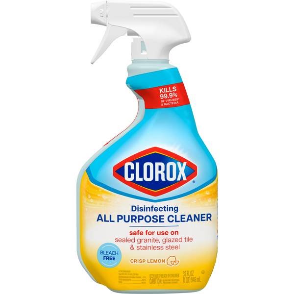 CLOROX All Purpose Cleaner, Crisp Lemon, 32 Fl Oz
