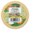 Beloved Mandarin & Cucumber Bath Bomb 4.2oz: Vegan, Soothing