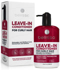 Leave in Conditioner for Curly Hair Frizz Control for Women Men Restores Dry