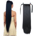 Wig Ponytail Female Long Straight Hair Bandage Style