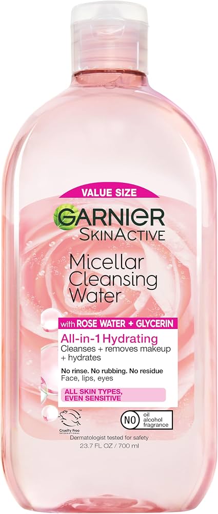Garnier Micellar Cleansing Water Rose, 13.5 Fl Oz