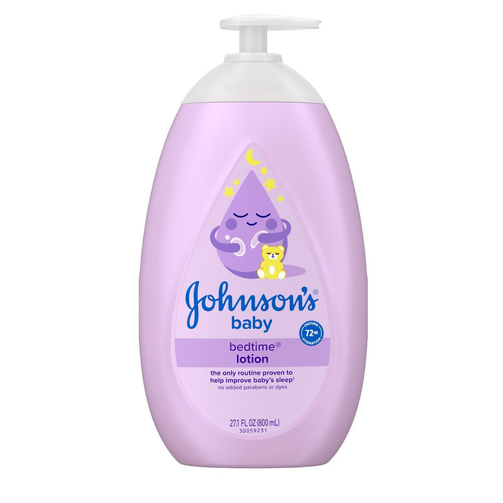 Johnson's Baby Bedtime Lotion, Moisturizing, Paraben-Free, 27.1 Fl. Oz