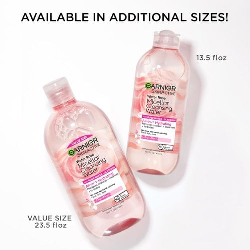 Garnier Micellar Cleansing Water Rose, 13.5 Fl Oz