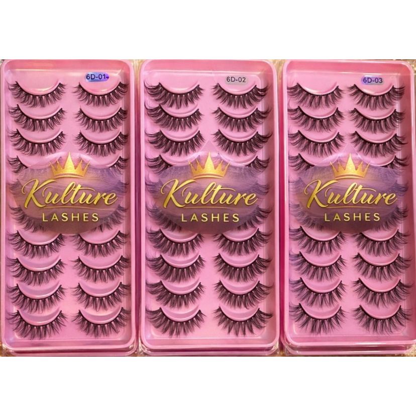 KB Lashes – 3D Mink Style Lash Set (Multiple Styles Available)
