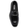 Stacy Adams Kids' Kaylor Moc Toe Bit Slip-On Loafer in black
