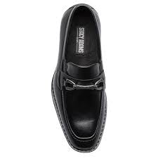 Stacy Adams Kids' Kaylor Moc Toe Bit Slip-On Loafer in black