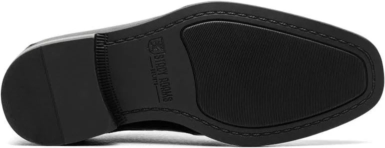Stacy Adams Kids' Kaylor Moc Toe Bit Slip-On Loafer in black