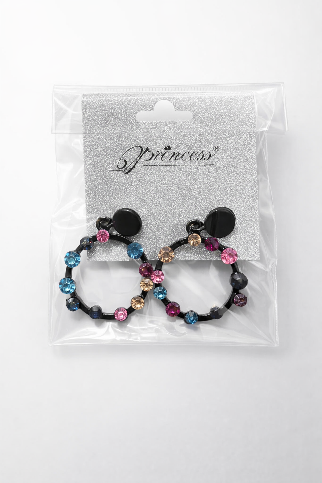 Oval Diamond/Gem Hoops