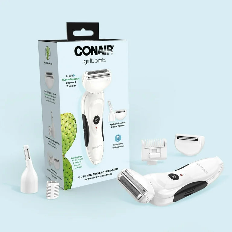 Conair Girlbomb All-in-One Shave & Trim System