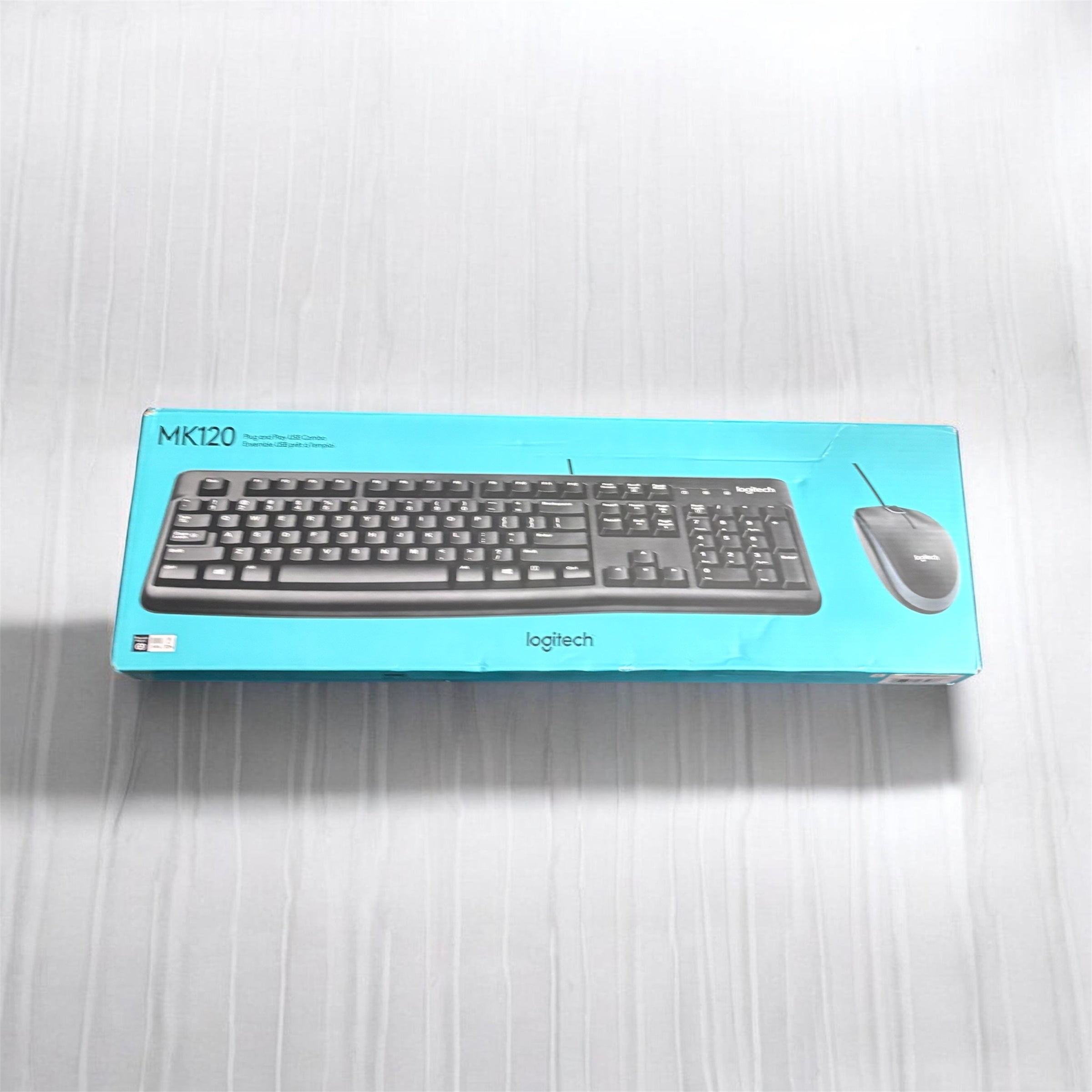 Logitech MK120 wired keyboard and mouse combo