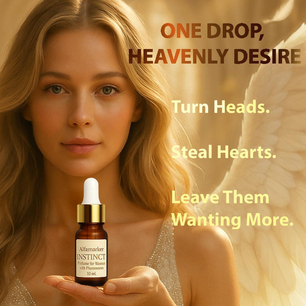 Perfumes for Women with Pheromones Instinct 10ml Travel Perfume Oil for Woman Pheromone Infused Long Lasting Fragrance for Her Fresh Floral Fruity Scent