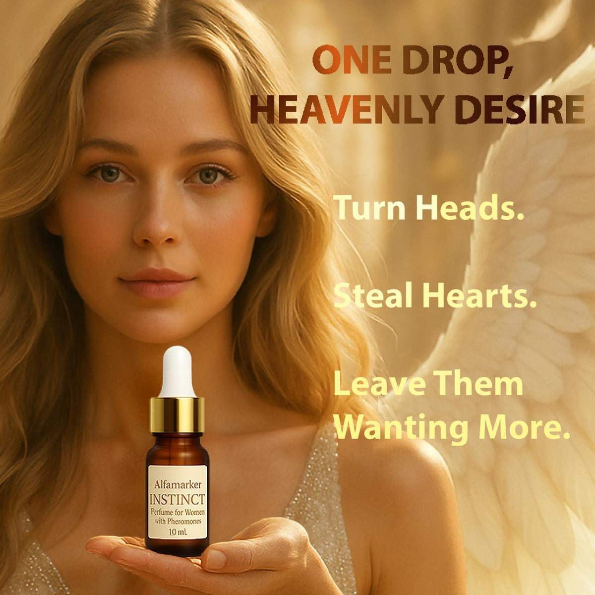 Perfumes for Women with Pheromones Instinct 10ml Travel Perfume Oil for Woman Pheromone Infused Long Lasting Fragrance for Her Fresh Floral Fruity Scent